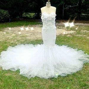 Custom Wedding Gown Designed By Me